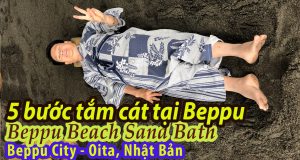 Beppu Beach Sand Bath – 5 bước tắm cát tại Beppu Nhật Bản