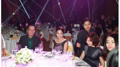 Mỹ Linh và Anh Quân sánh đôi tham dự sự kiện German Ball 2015