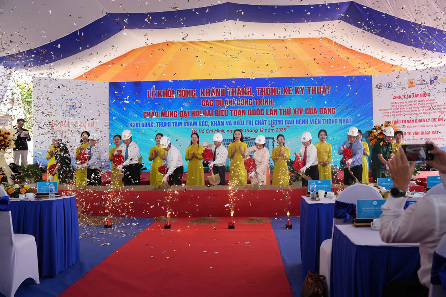 Bệnh viện Thống Nhất khởi công Dự án Trung tâm y tế chất lượng cao cho cán bộ