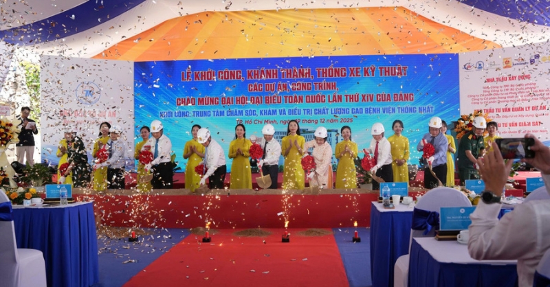 Bệnh viện Thống Nhất khởi công Dự án Trung tâm y tế chất lượng cao cho cán bộ