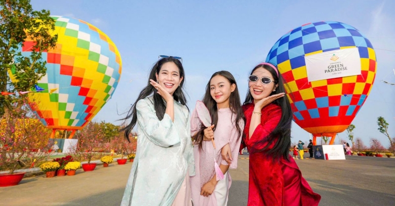 Cần Giờ đón Tết sớm: Hơn 10.000 du khách đổ về khai hội Green Paradise Tet Fest