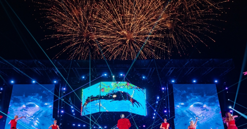 Concert của siêu sao G-DRAGON thăng hoa giữa đại dương ánh sáng Ocean City