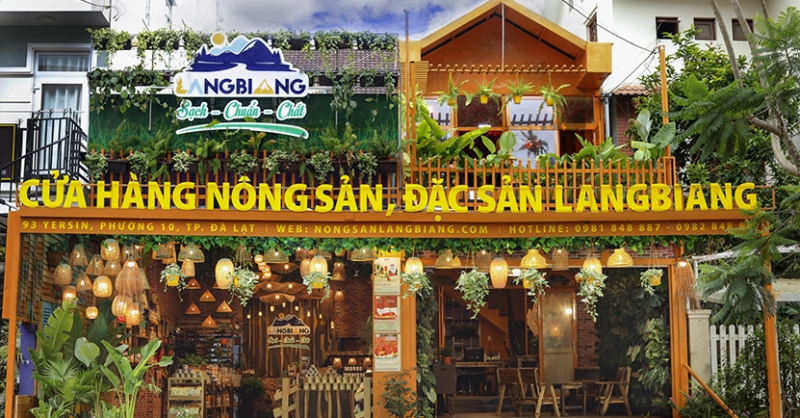 Đến với Showroom Nông sản LangBiang - Đặc sản Đà Lạt