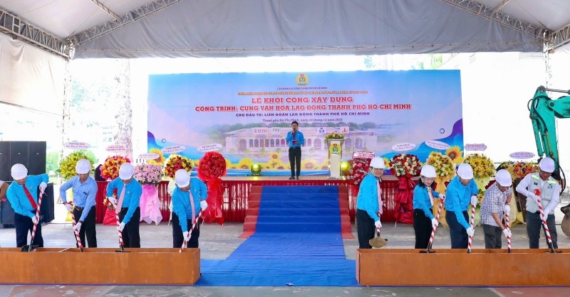 Lễ khởi công dự án Nhà thi đấu đa năng Cung Văn hóa Lao động TPHCM