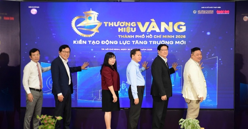 Giải thưởng ‘Thương hiệu Vàng TP.HCM’ lần 6 năm 2026: Kiến tạo động lực tăng trưởng mới