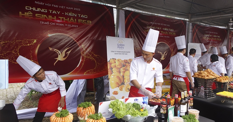 Hàng 100 món ngon Việt Nam và Quốc tế tại ngày hội ẩm thực ngành F&B Việt Nam 2023