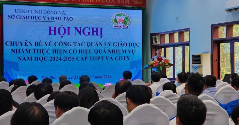 Hội nghị chuyên đề về công tác quản lý giáo dục được tổ chức tại Vườn quốc gia Cát Tiên