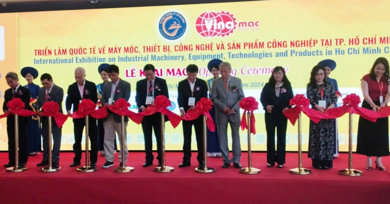 Hơn 700 doanh nghiệp tham dự VINAMAC EXPO 2024