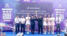 Pickleball Cúp Huyndai Thành Công 2025 - Nhiều ngôi sao và người đẹp tham gia tranh giải