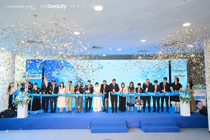 Khai mạc Vietbeauty x Cosmobeauté Vietnam x Beautycare Plus 2026: Hơn 3.000 thương hiệu hội tụ, thúc phát triển ngành làm đẹp
