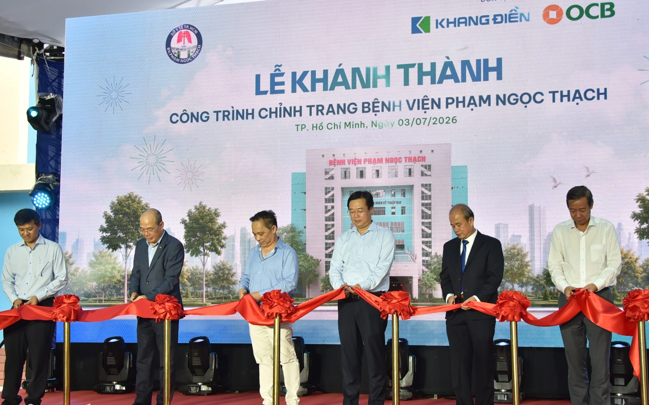 Khánh thành công trình chỉnh trang bệnh viện Phạm Ngọc Thạch TP.HCM