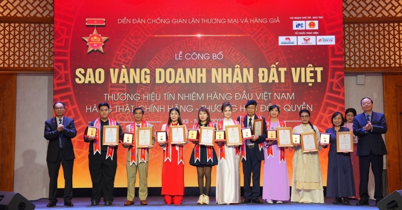 Lễ công bố Sao Vàng Doanh Nhân Đát Việt - Thương hiệu tín nhiệm hàng đầu Việt Nam lần XII – năm 2025