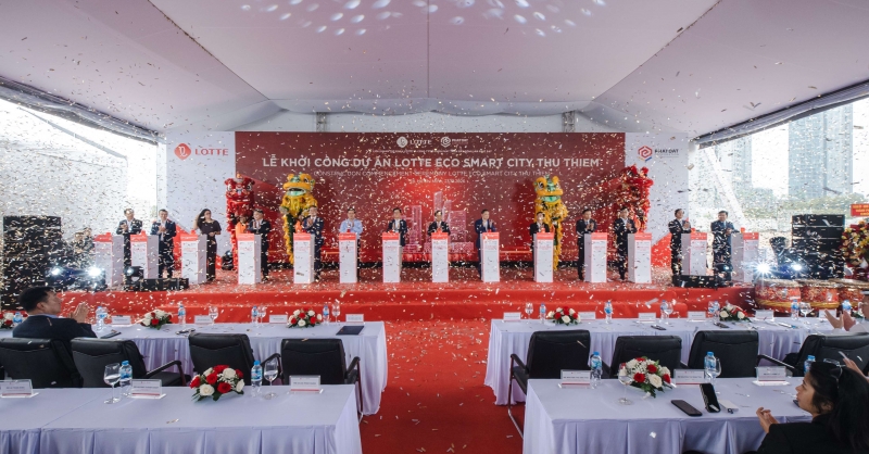 Lotte và Phát Đạt chính thức khởi công  Dự án Lotte Eco Smart City Thu Thiem