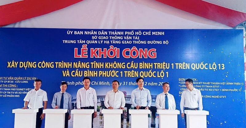 Nâng tĩnh không cầu Bình Triệu 1 và cầu Bình Phước 1: Tăng kết nối vùng, thúc đẩy phát triển