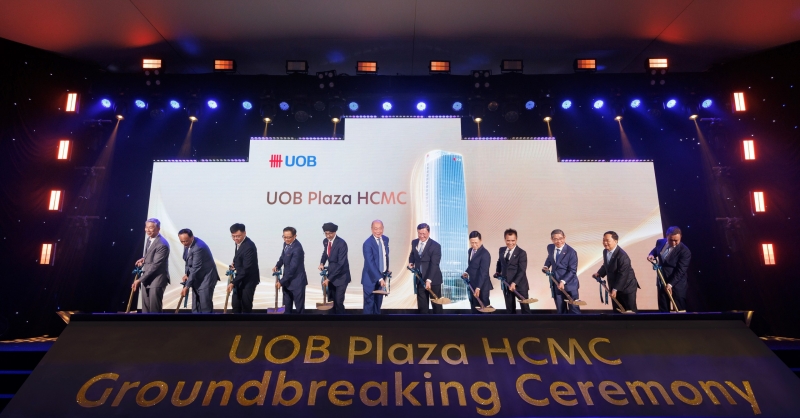 Ngân hàng UOB Việt Nam khởi công xây dựng tòa nhà trụ sở UOB Plaza TPHCM, tổng vốn đầu tư 450 triệu USD