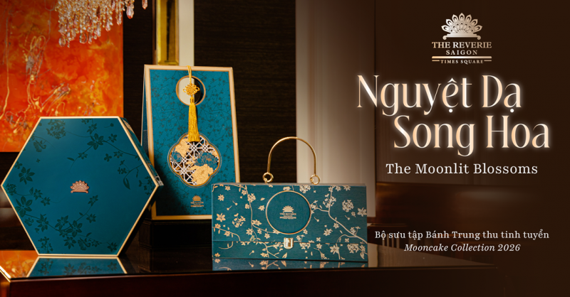 Nguyệt Dạ Song Hoa: Khi bánh Trung Thu trở thành một món quà của sự tinh tế