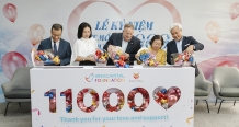 Nhịp tim Việt Nam kỷ niệm cột mốc chữa lành 11.000 trái tim