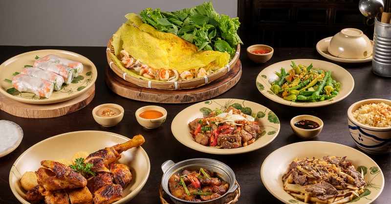 Quán Bụi Heritage nơi ẩm thực Việt Nam chạm ký ức