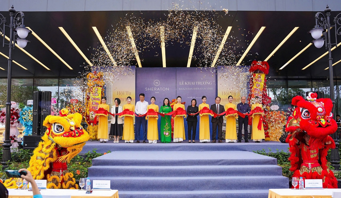 SHERATON HOTELS & RESORTS Khai trương sheraton vinh kiến tạo kỷ nguyên dịch vụ lưu trú cao cấp tại BẮC TRUNG BỘ 