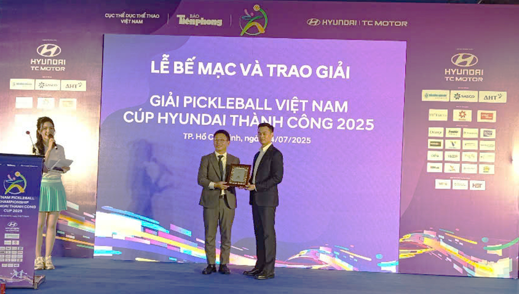 Trao giải Pickleball Việt Nam – Cúp Hyundai Thành Công 2025 