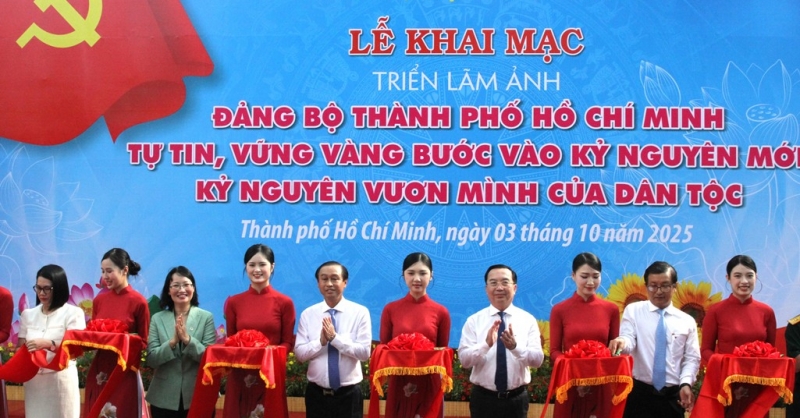Triển lãm ảnh chào mừng Đại hội Đại biểu Đảng bộ TPHCM lần thứ I, nhiệm kỳ 2025-2030