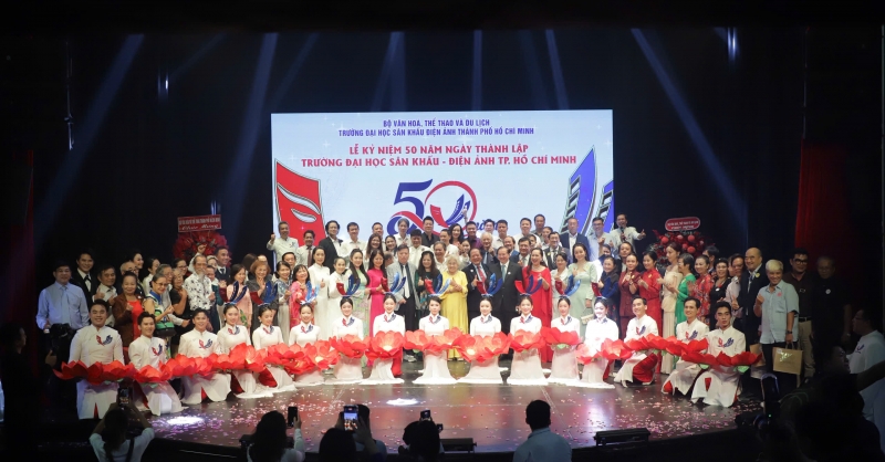 Trường đại học Sân khấu - Điện ảnh Tp.HCM  kỷ niệm 50 năm sự nghiệp đào tạo (1976–2026)