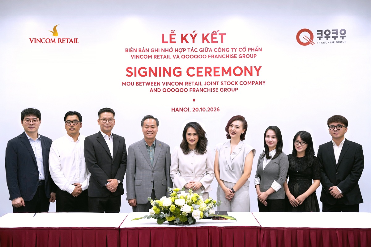 Vincom Retail bắt tay “ông lớn” QooQoo Premium Buffet Hàn Quốc