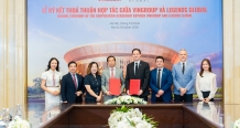 VINGROUP VÀ LEGENDS GLOBAL công bố quan hệ đối tác chiến lược về sân vận động VINFAST - TRỐNG ĐỒNG