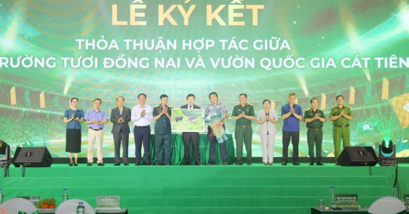 Vườn quốc gia Cát Tiên và CLB Trường Tươi Đồng Nai cùng phát triển du lịch gắn liền với thể thao