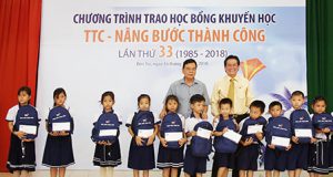 Trao học bổng “TTC – Nâng bước thành công” lần thứ 33